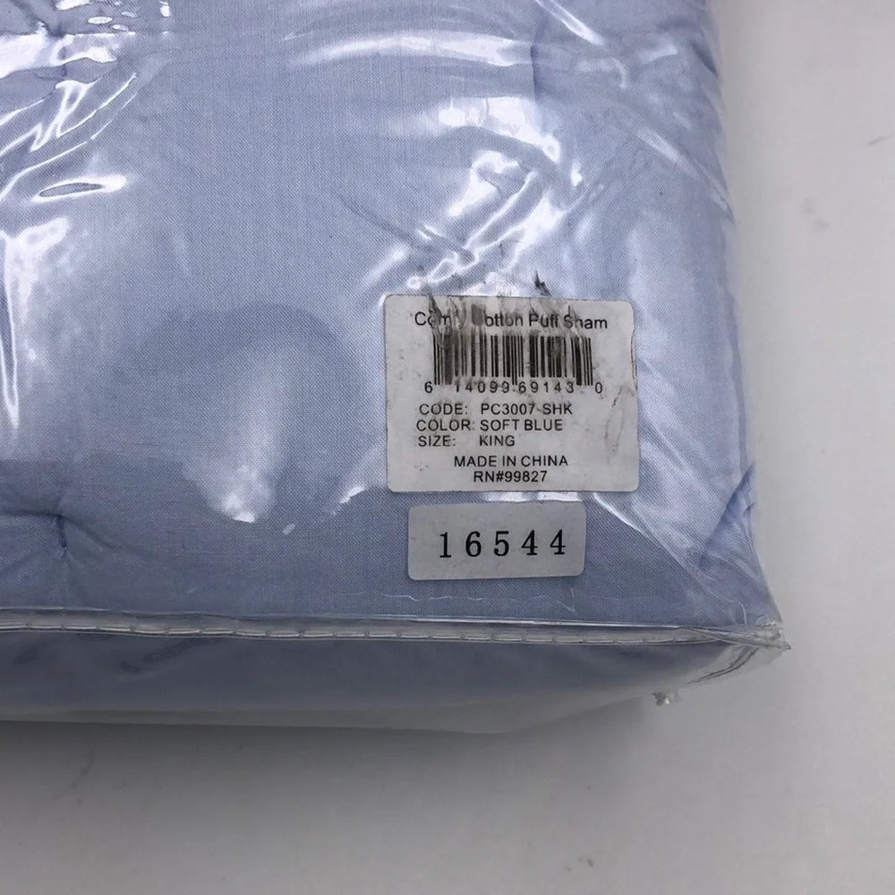 Set of 2 Pine Cone Hill Comfy Cotton Puff King Sham